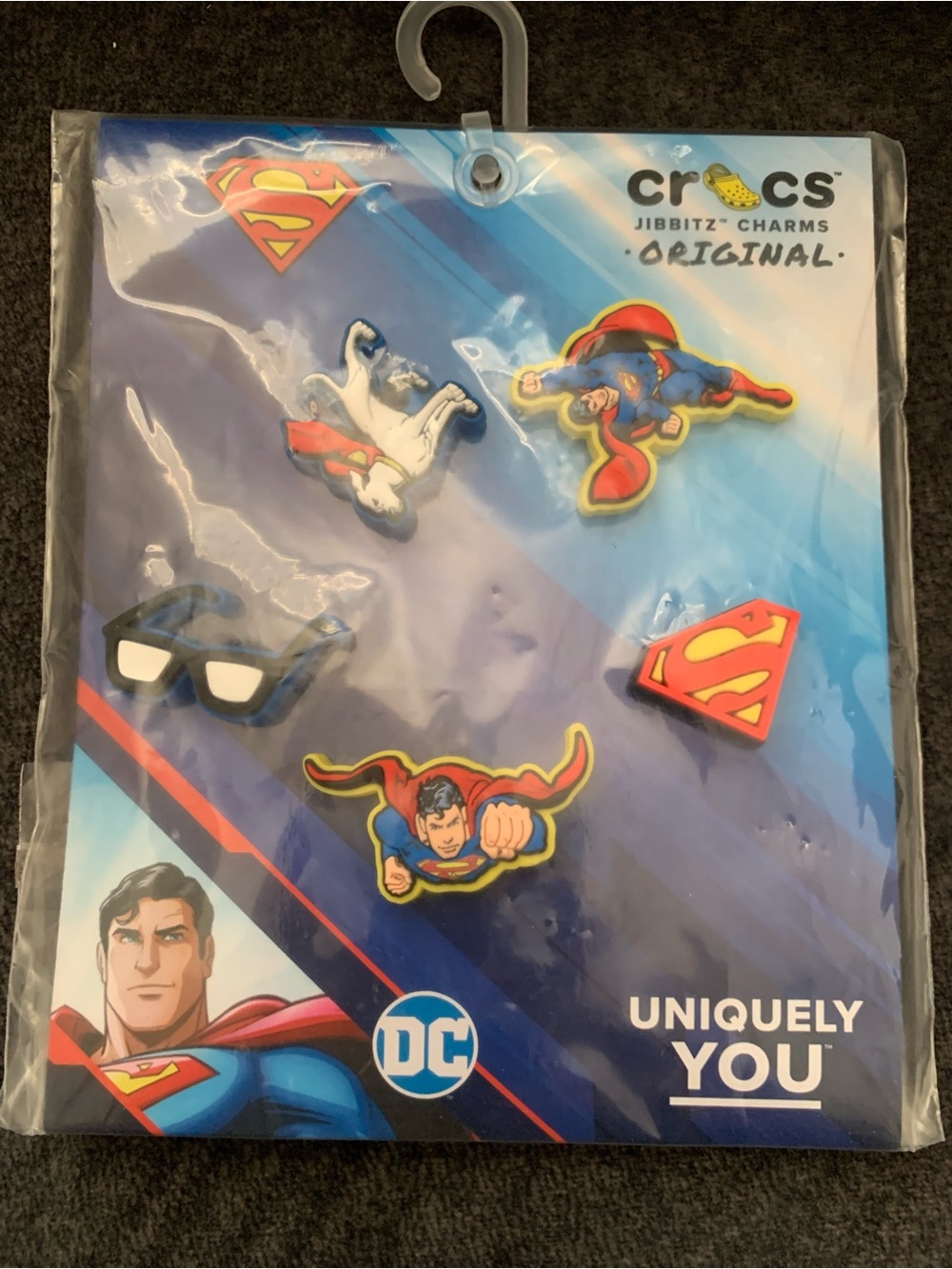 CROC SUPERMAN 5 PACK JIBBITZ